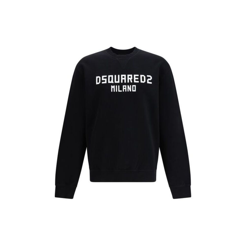 Dsquared² Black Cotton Men's Sweatshirt